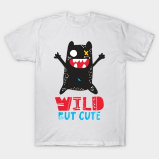 Wild But Cute Monster Kids Toddler T-Shirt